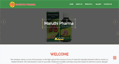 Desktop Screenshot of maruthipharma.com